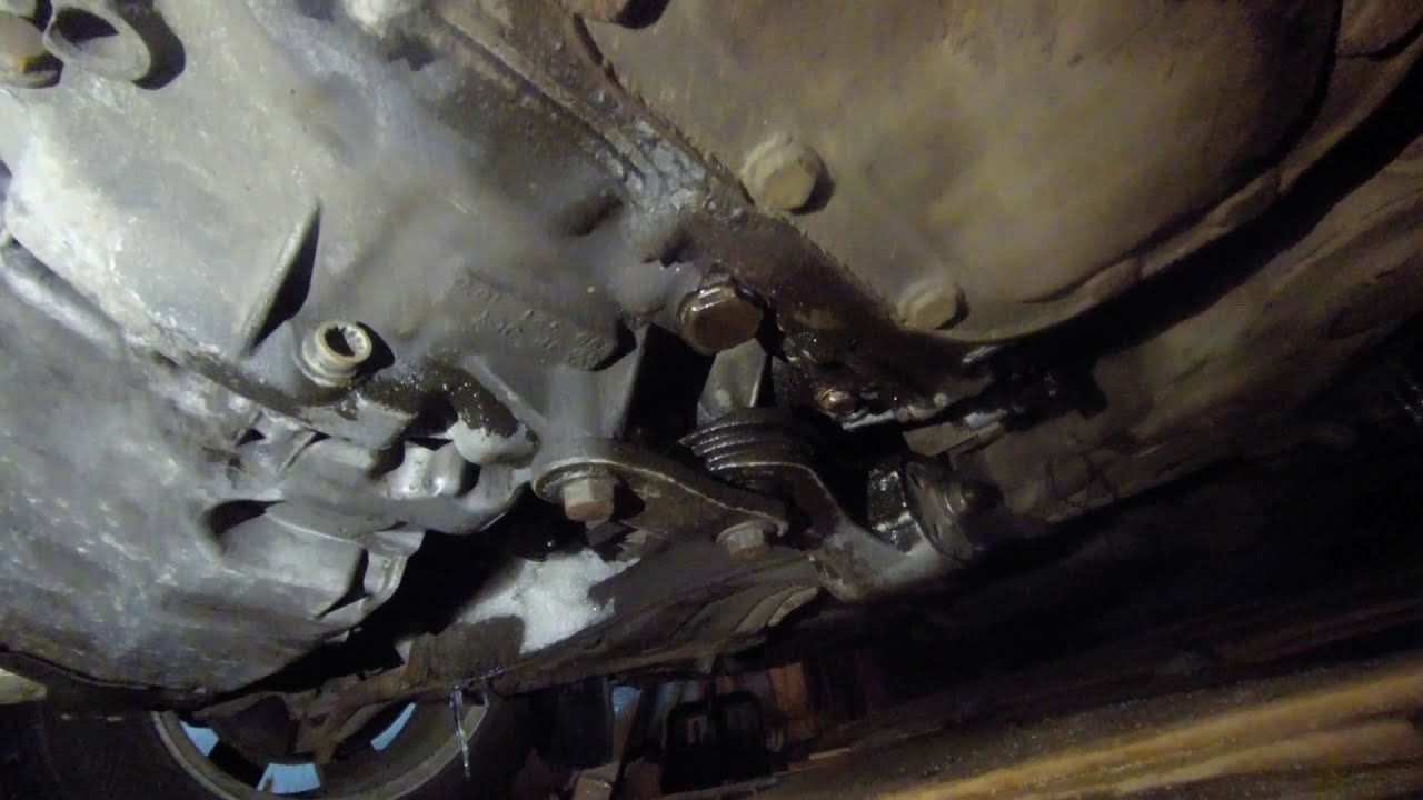 Расположение сливного и смотрового отверстий на АКПП VW Шаран 1.9 TDI