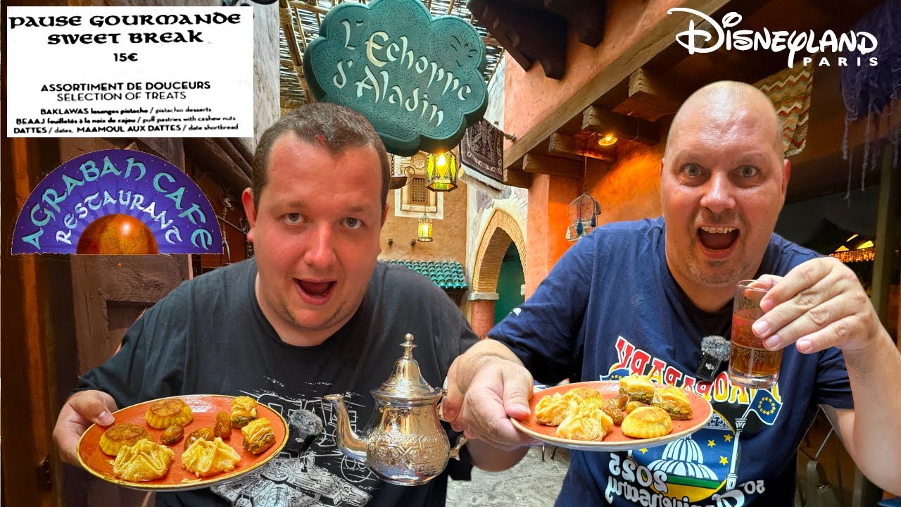 ON TESTE LE NOUVEAU GOUTER DU RESTAURANT AGRABAH CAFE A DISNEYLAND PARIS