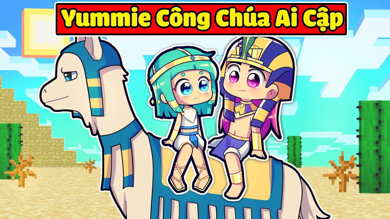 YUMMIE CÔNG CHÚA AI CẬP CƯỚI HOÀNG TỬ HIHA TRONG MINECRAFT*CÔNG CHÚA HOÀNG TỬ AI CẬP 💑💘