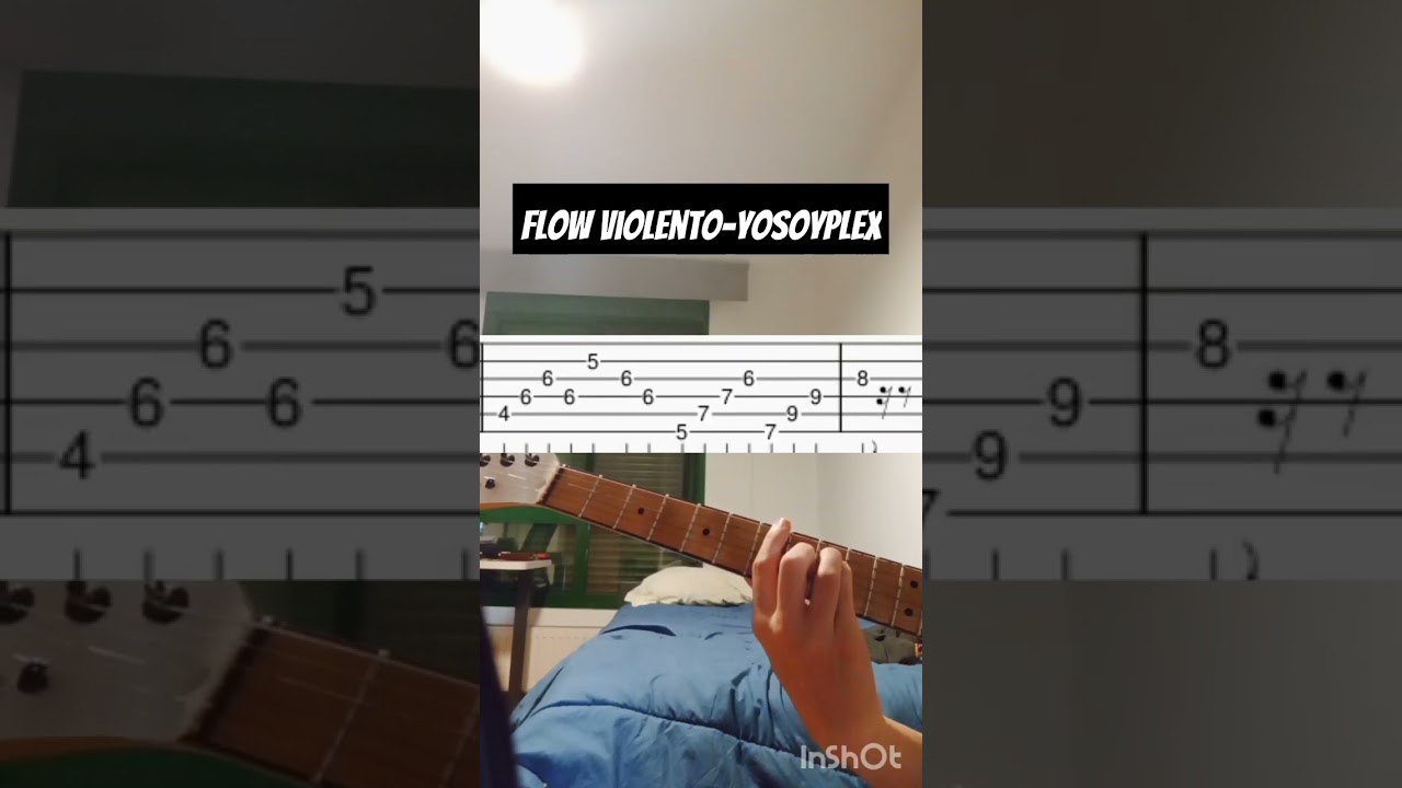 HOW TO PLAY FLOW VIOLENTO ON GUITAR BY YOSOPLEX #guitar #tabs #plex