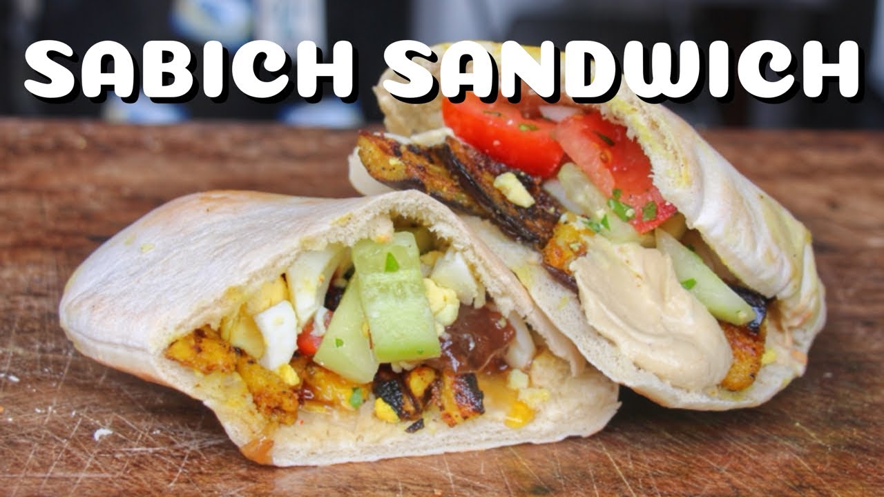 SABICH SANDWICH - Israelian STREET FOOD SANDWICH HOMEMADE - 0815BBQ - International