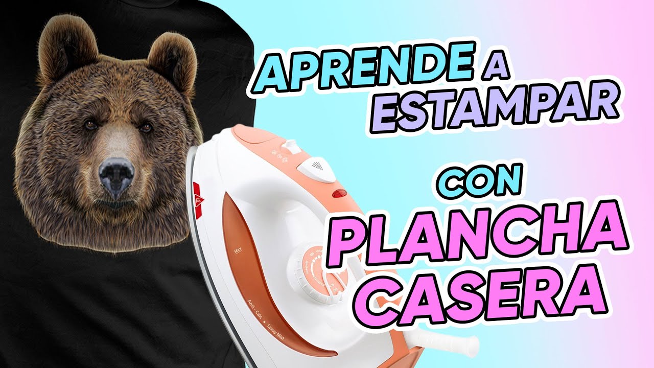&iquest;C&oacute;mo planchar Transfer Textil con plancha casera? 💥