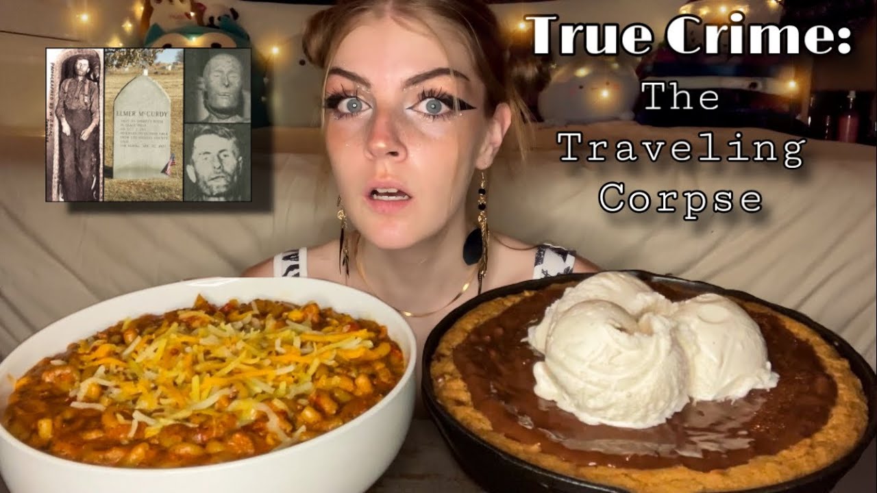 CHEESY BURGER CASSEROLE AND GOOEY HAZELNUT PIZOOKIE MUKBANG! (Vegan)