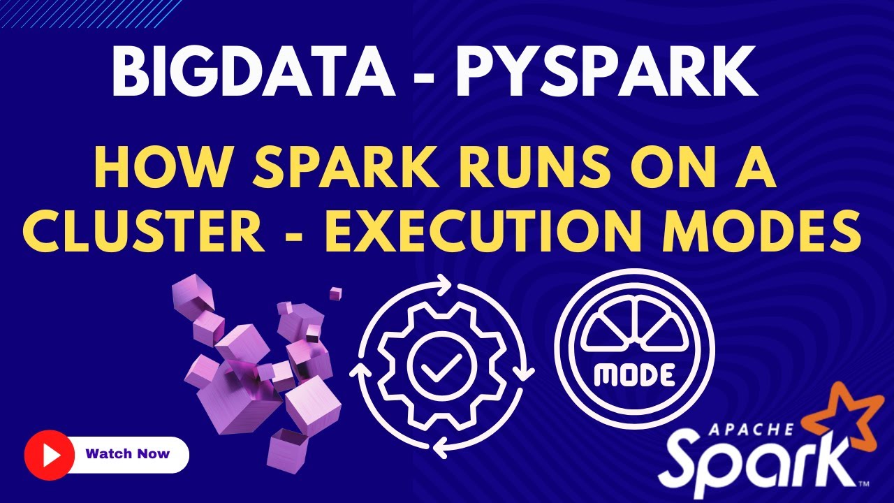 104. How Spark runs on a Cluster - Execution Modes
