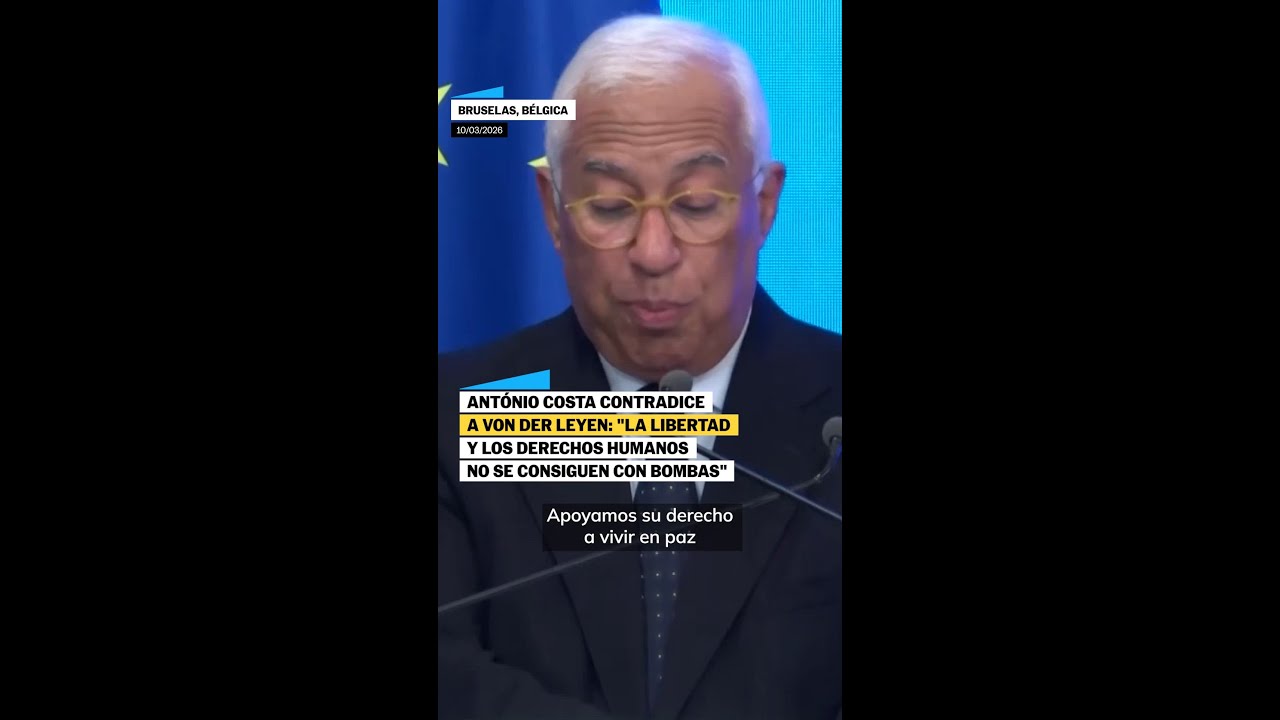 ANT&Oacute;NIO COSTA contradice a Von der LEYEN: 