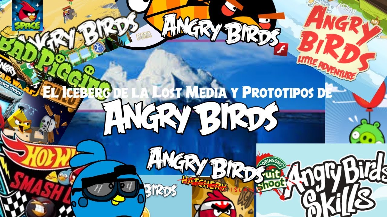 El Iceberg de la Lost Media y Prototipos de Angry Birds | RandomToons (ElRandomGMD)