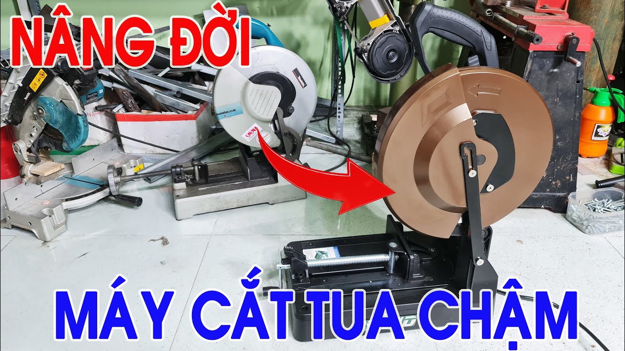 Lên Đời Máy Cắt Tua Chậm Lưỡi Hợp Kim Motor Không Chổi Than Dekton DK-966D