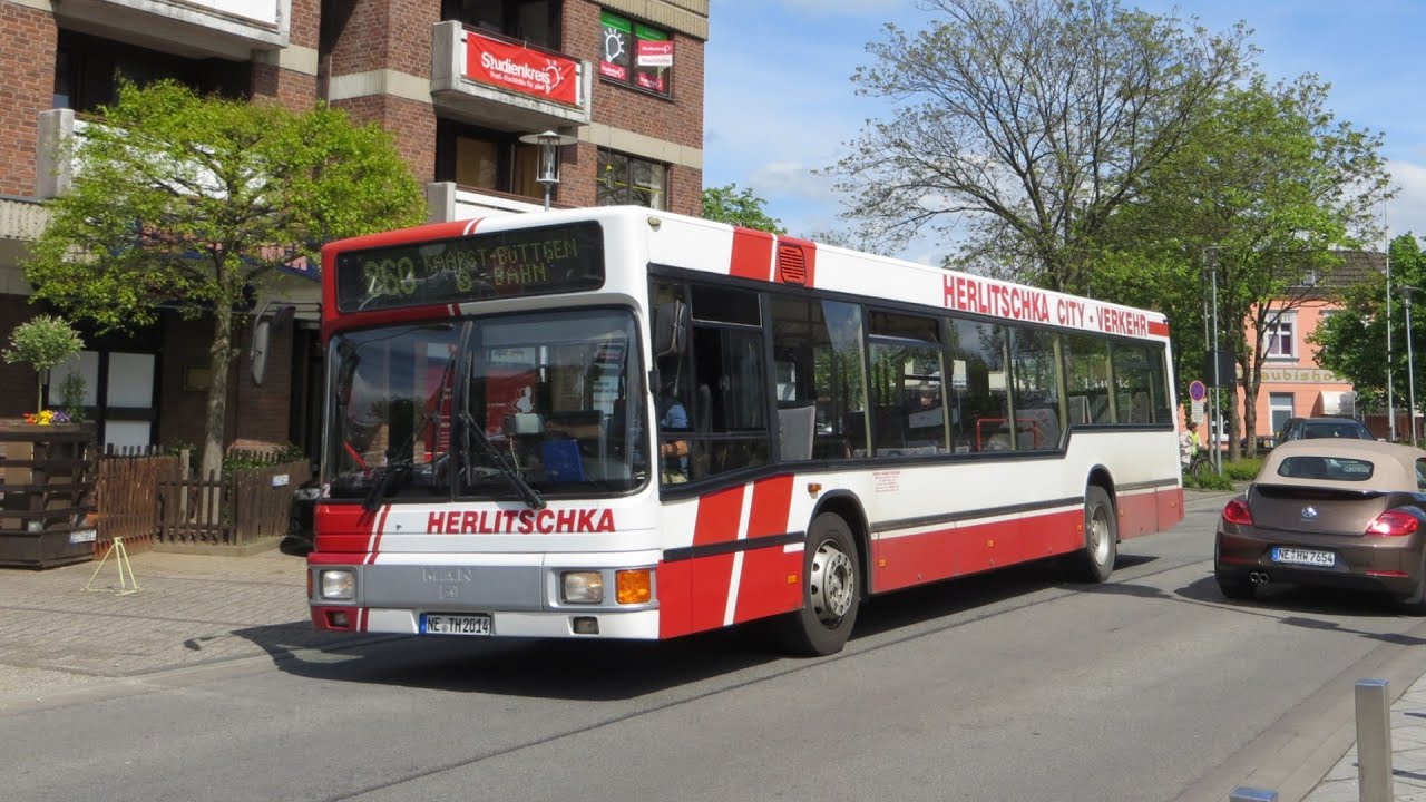 [Sound] Bus MAN NL 202 | NE-TH 2014 | Herlitschka Busreisen, Kaarst (Kreis Neuss)