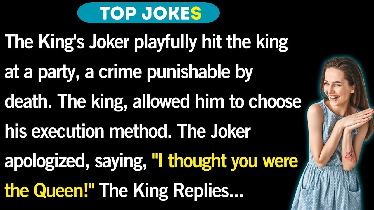 🤣 BEST JOKE OF THE DAY! - The King's Jokes Vs Queen!..| Daily Jokes #LOLJokes