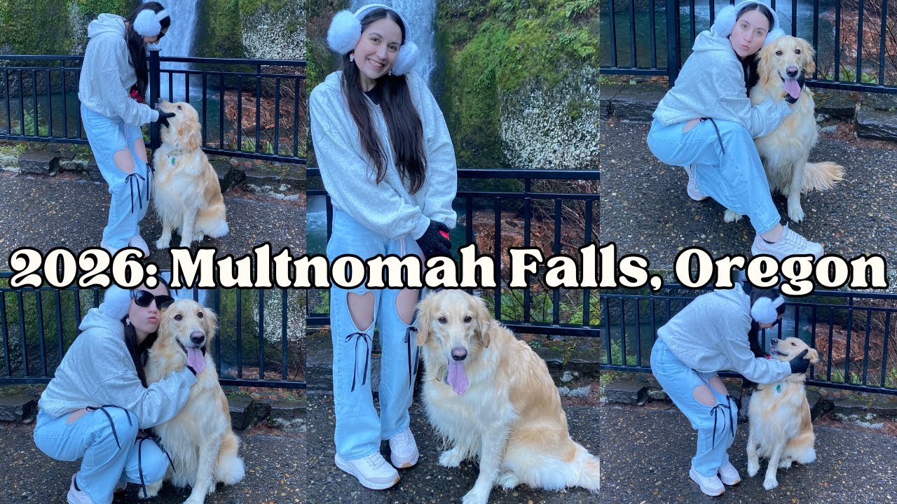 2026: Multnomah Falls With Nala Rose!! 🦮🌹 | MELS VLOGS