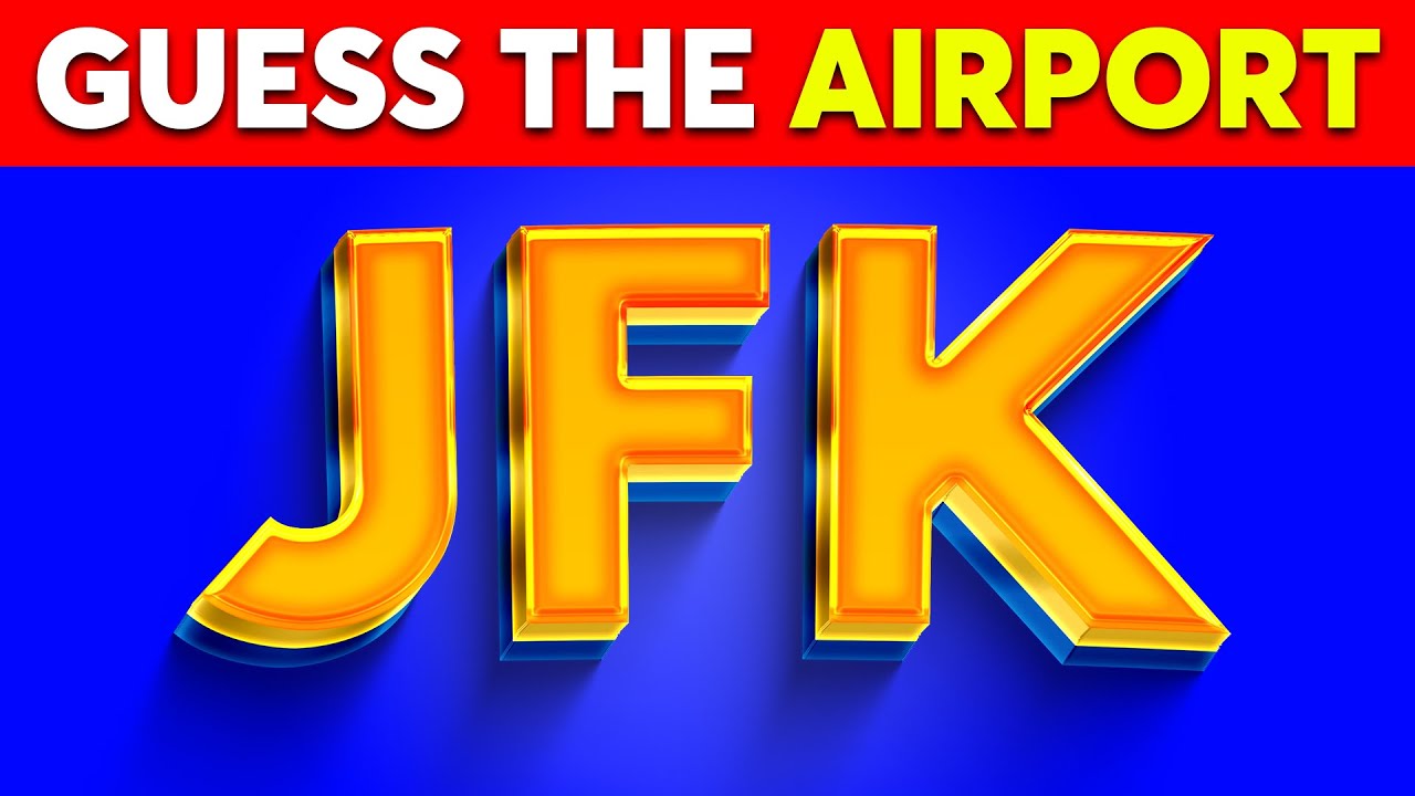 Guess the Airport by Abbreviation! 🛫 | 50 Airport Codes Quiz | Can You Name Them All? Quiz Rad