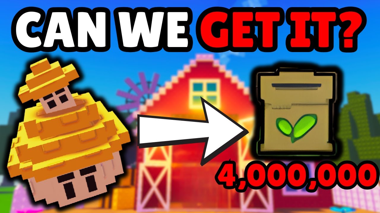Can We Get The BOUNCING SHROOM With 4 MILLION SEEDS In Garden Tower Defense?