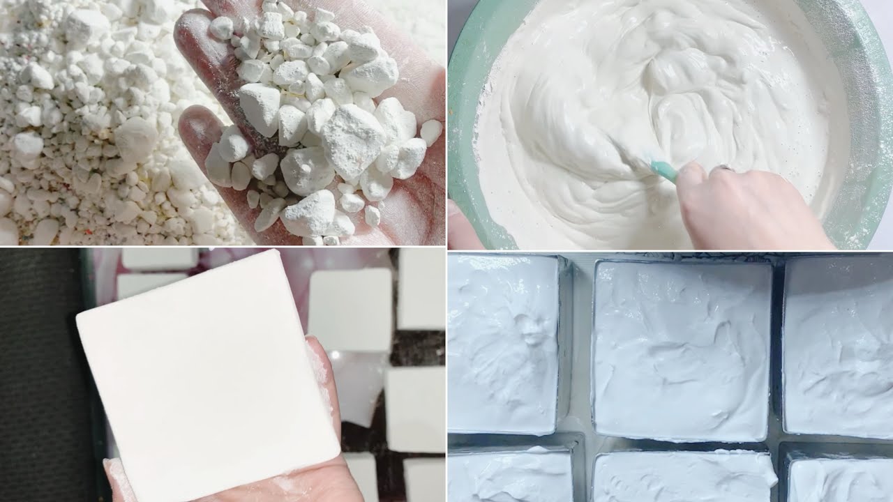 Collecting the pebbles 🧚🏻| making gymchalk blocks | Asmr | tutorial | requested | oddlysatisfying 🤍🫠