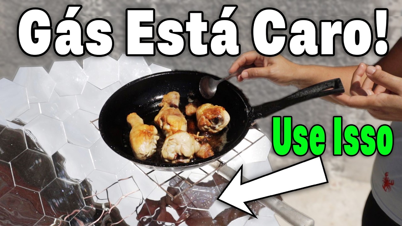Nunca Mais Compre Gás de Cozinha! Fogão Solar Caseiro, Passo a Passo Completo