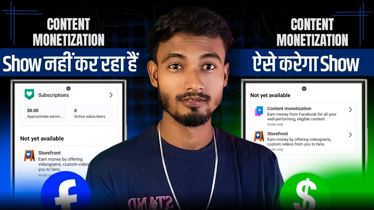 Content Monetization Not Showing In Facebook | Facebook Content Monetization Not Showing