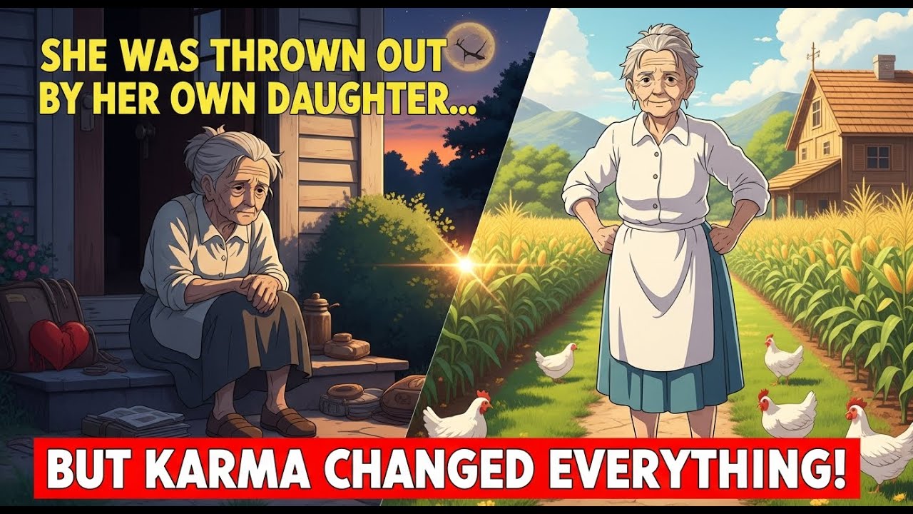 Daughter Throws Out Her Old Mother – But Karma Hits Hard | Heart Touching Emotional Story