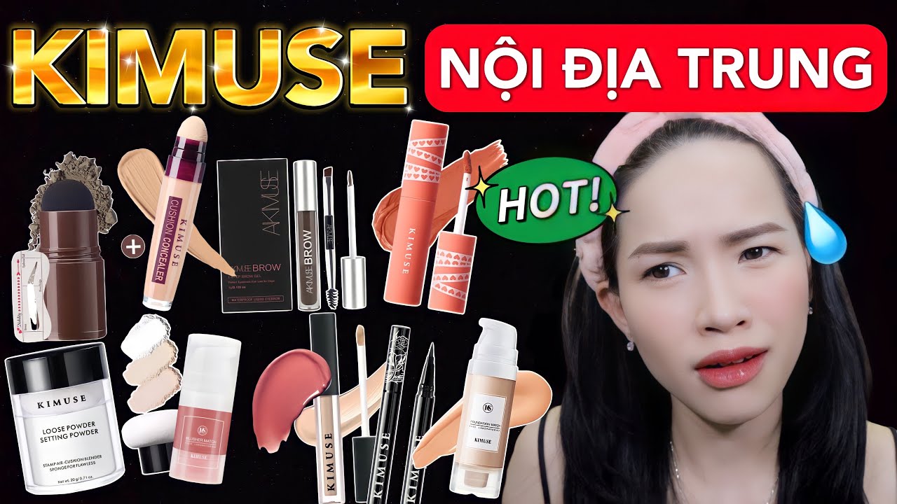 🔥Review🔥 Đồ Makeup KIMUSE Nội địa Trung | RẤT BẤT ỔN ❓KHÔNG KHUYẾN KHÍCH SỬ DỤNG!