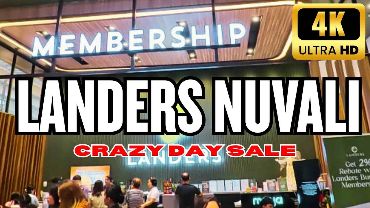Landers CRAZY DAY SALE NUVALI — HANDA NA BA KAYO SA PRICE DROP?! | Familia Lakwatsera y Budgetera