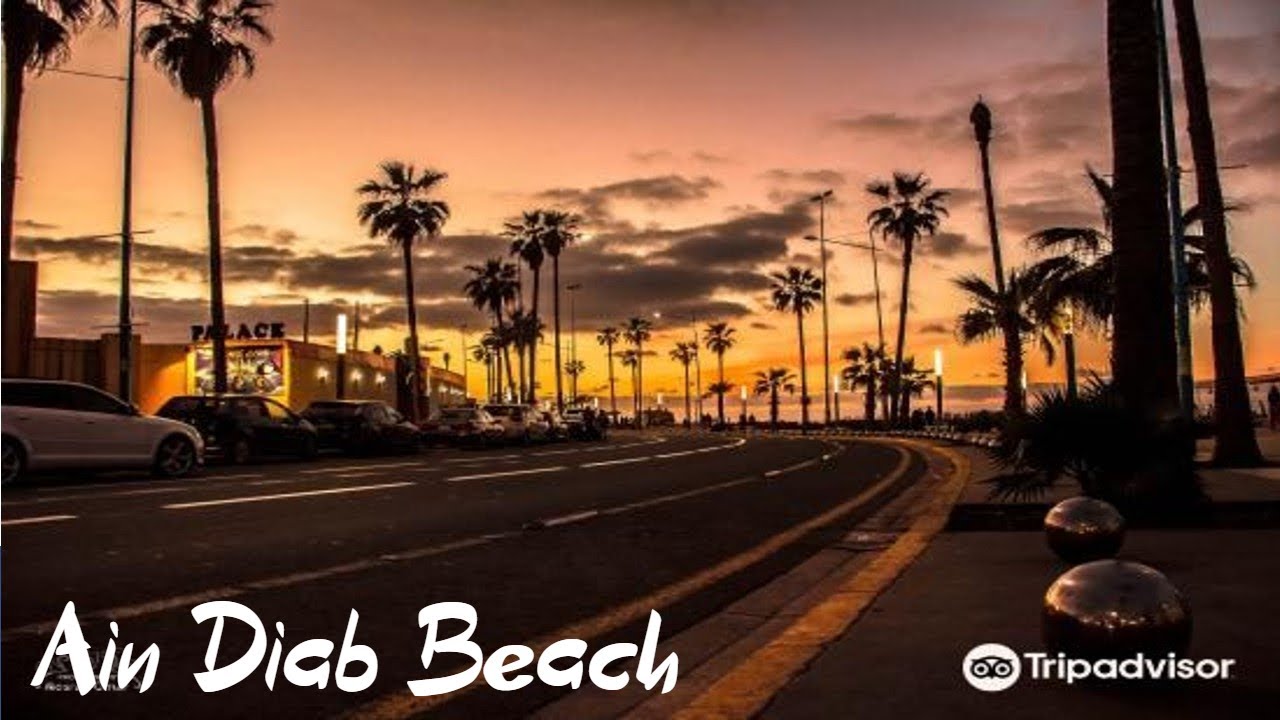 CORNICH AIN DIAB【PART II】WALKING TOUR『4 HDR』MOROCCO 🏖️