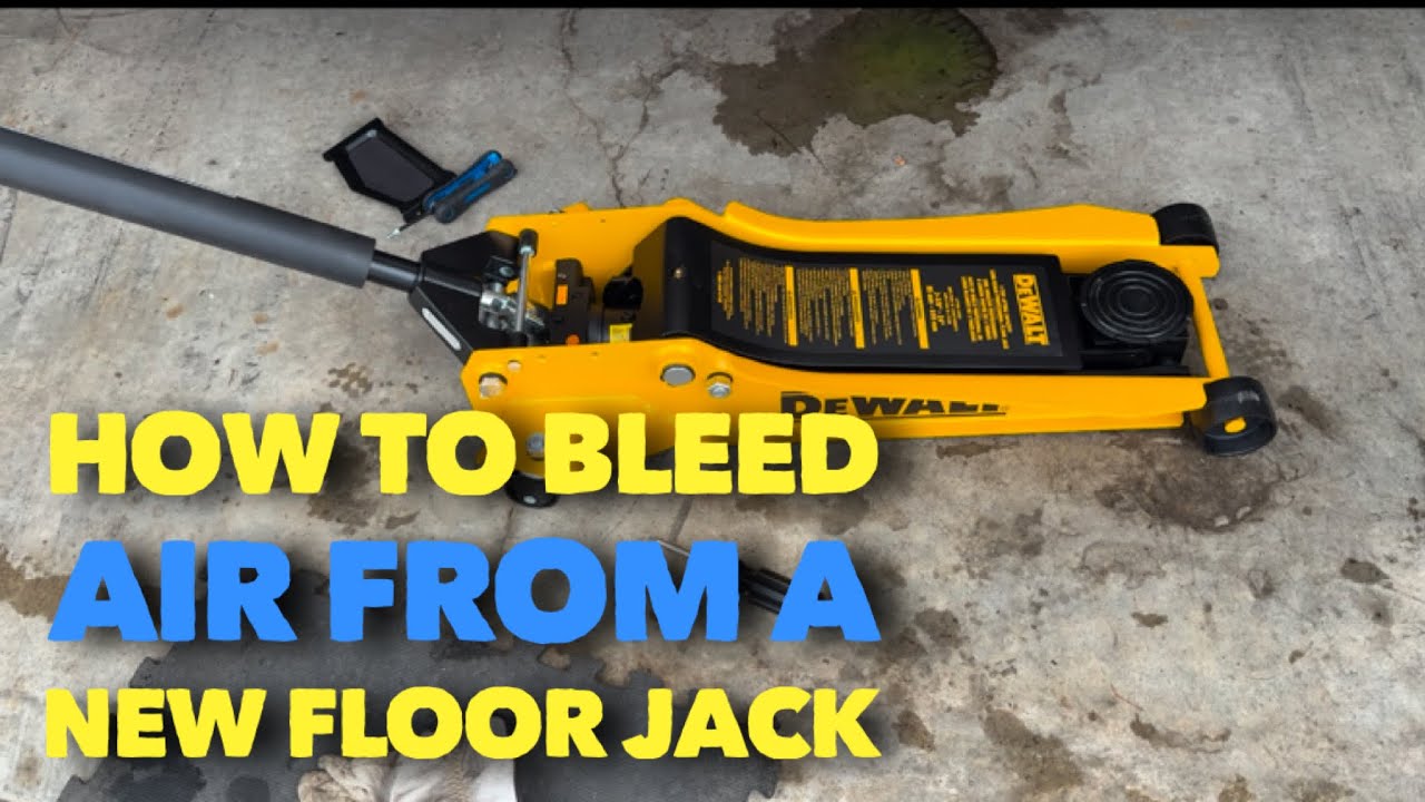 How to Bleed a New Floor Jack