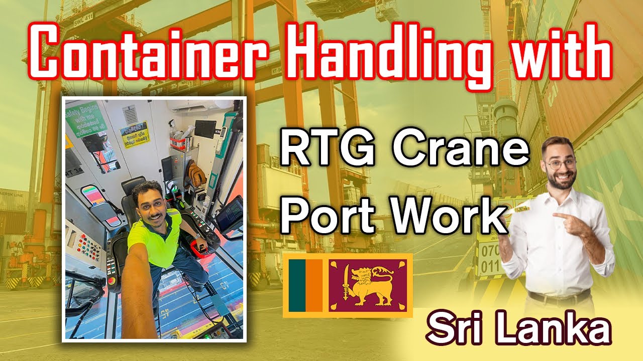 Container Crane Operations at Port – RTG in Action #craneoperator #container #containerhandling #rtg