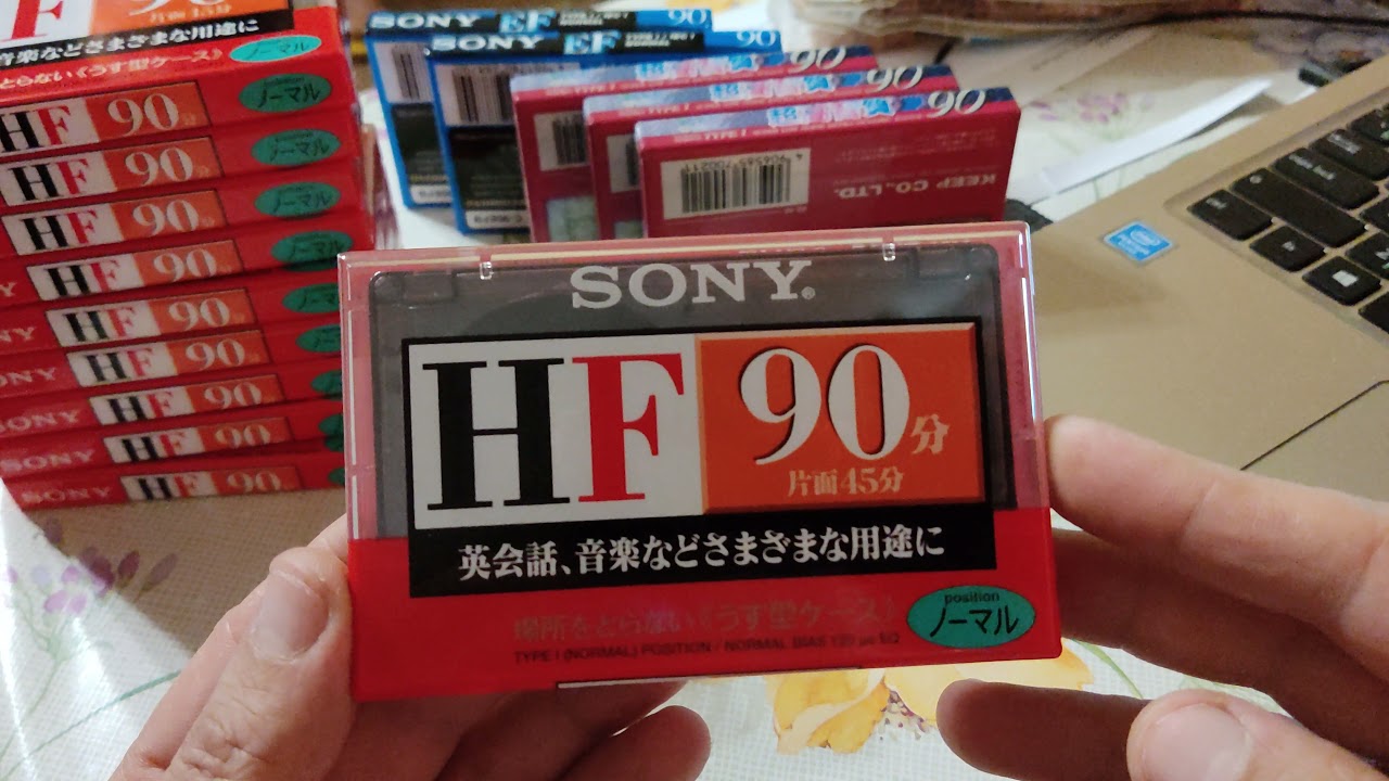 Аудиокассета SONY  HF 90  японский внутренний рынок.