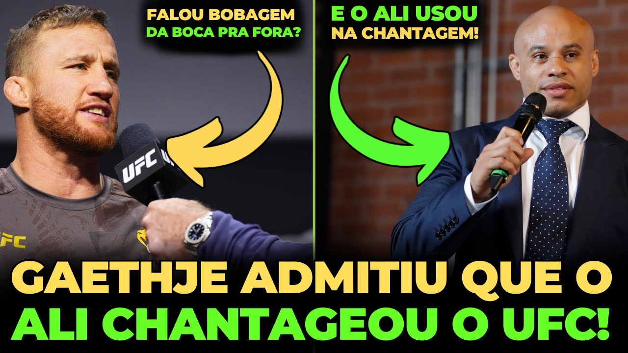GAETHJE ADIMITIU QUE ALI ABDELAZIZ O FEZ CHANTAGEAR O UFC! VERGONHOSO!