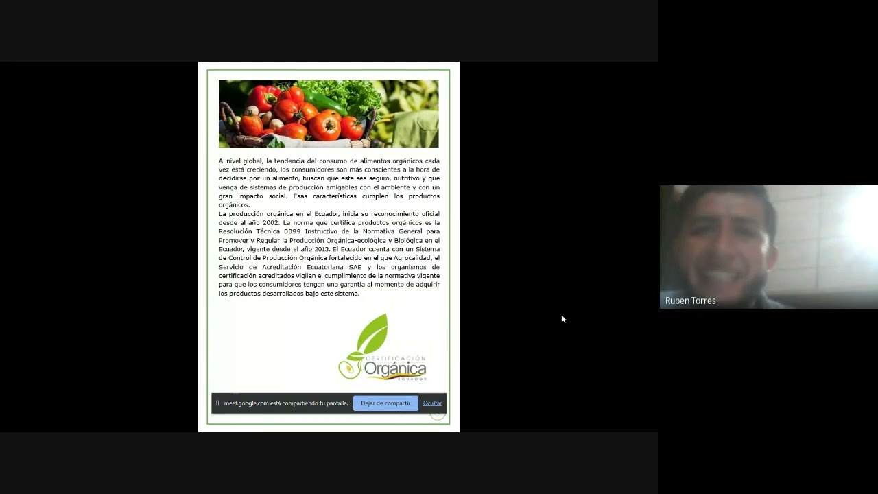 Implementación de Sistemas de Comercialización Sostenible, día 1
