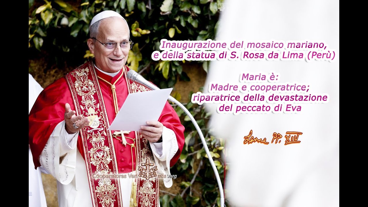 Leone XIV invoca Maria: Cooperatrice e Riparatora…