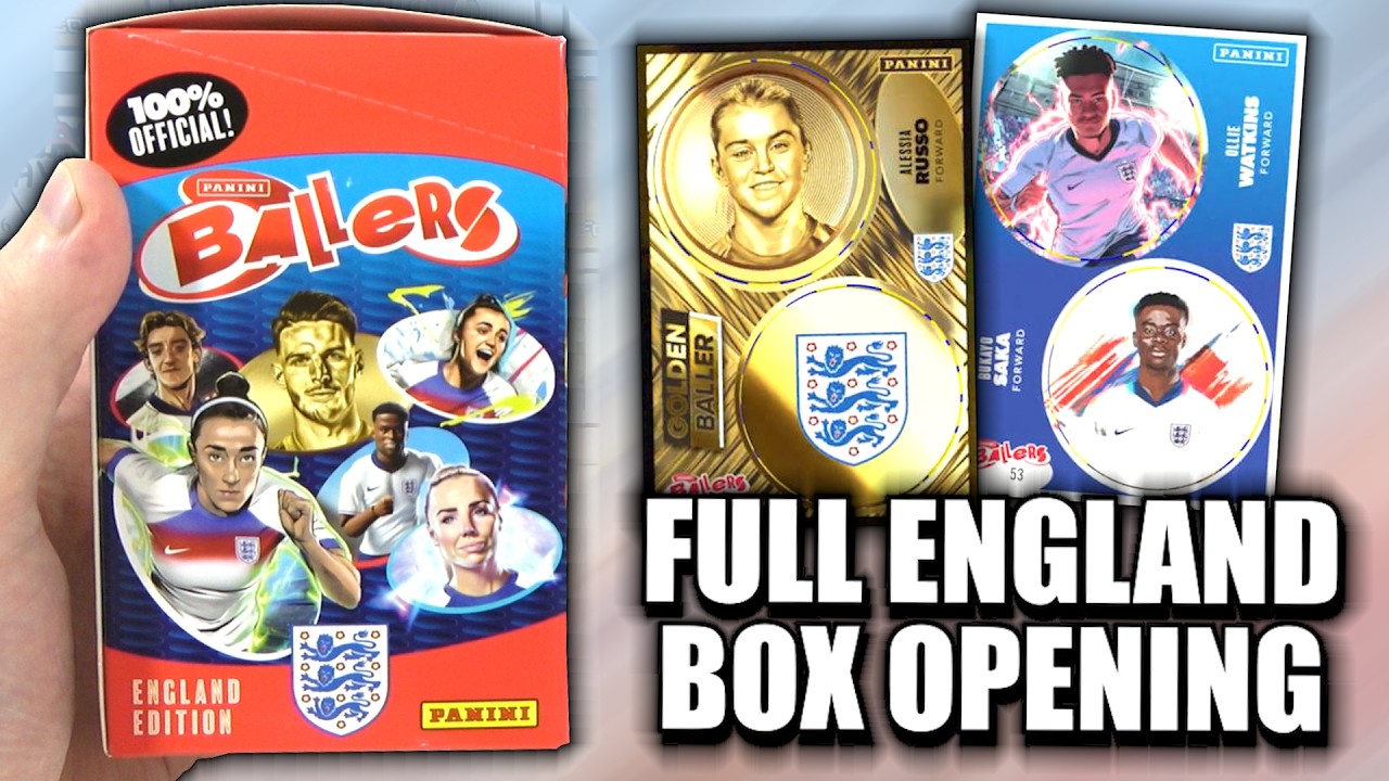 *NEW* PANINI 2026 ENGLAND EDITION BALLERS FULL BOX OPENING | New Card Collection | Golden Ballers