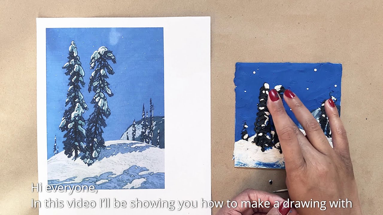 Winterlude Art Tent Activity, Plasticine Drawing, 2021