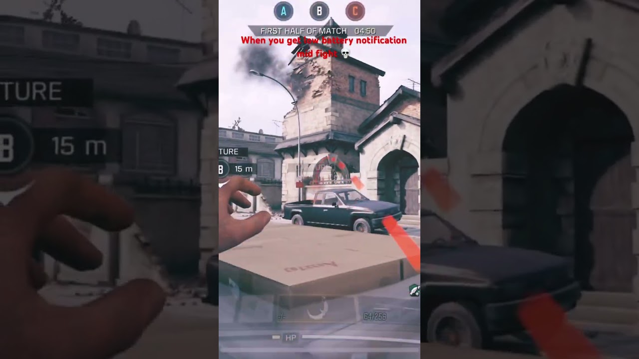 When you get battery low notifications mid fight #callofduty #cod #codm #codmultiplayer #codmobile