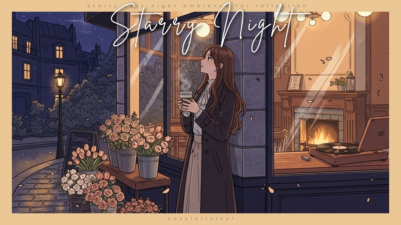 Look up at the stars and dream this evening | Starry cozy night ambience for reflection ✨