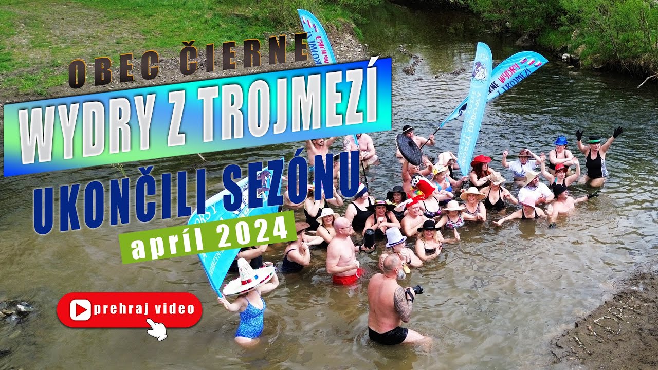 Užili si posledný studený kúpeľ, otužilci z troch štátov ukončili sezónu v  Čiernom na Kysuciach