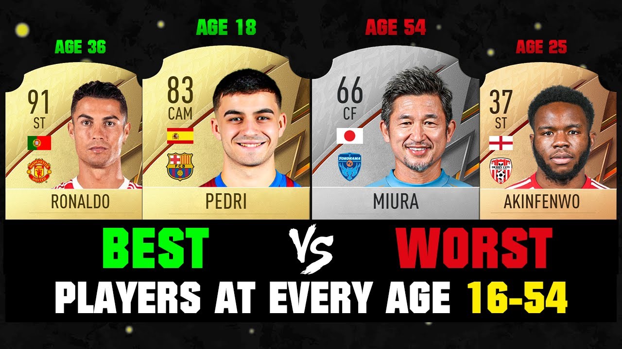 FIFA 22 | BEST/WORST Players at EVERY AGE 16-54! 👀🔥