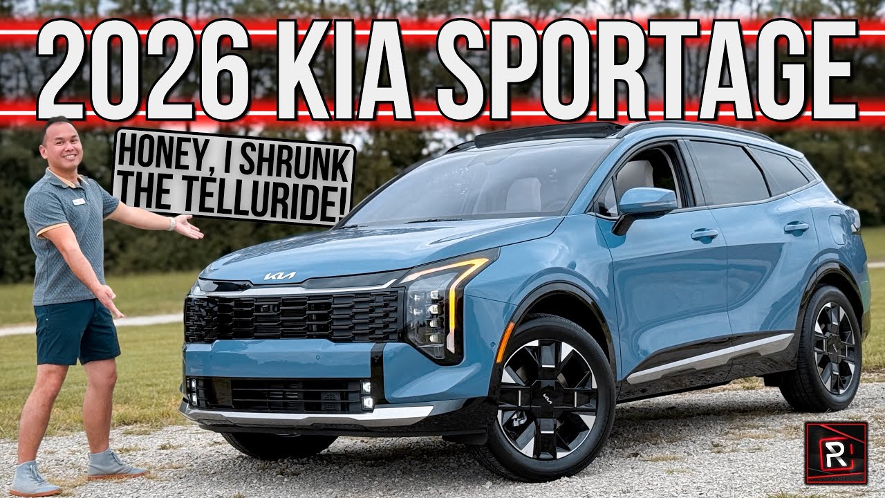 The 2026 Kia Sportage Hybrid Is A Long-Standing Family SUV With Baby Telluride Vibes