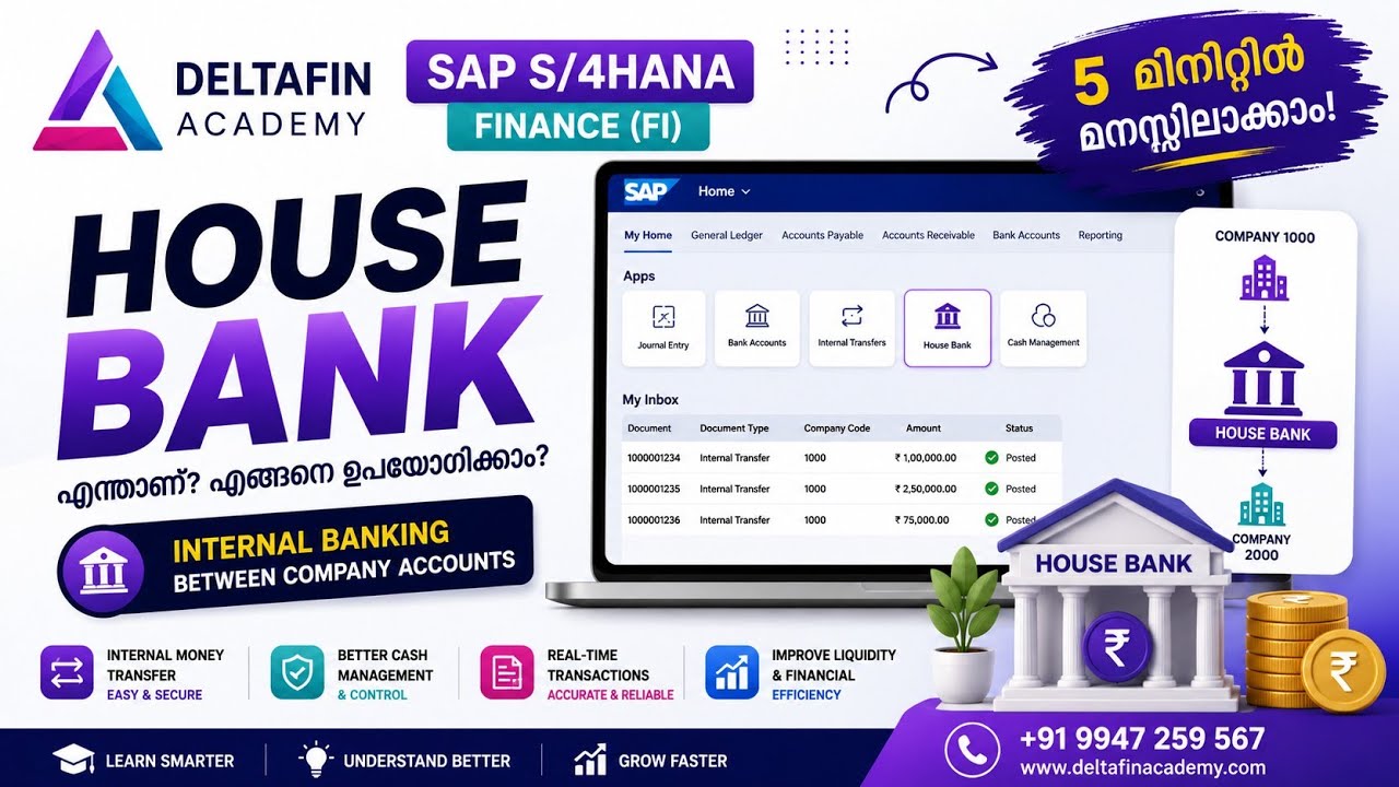 What is House Bank | SAP S/4HANA Finance