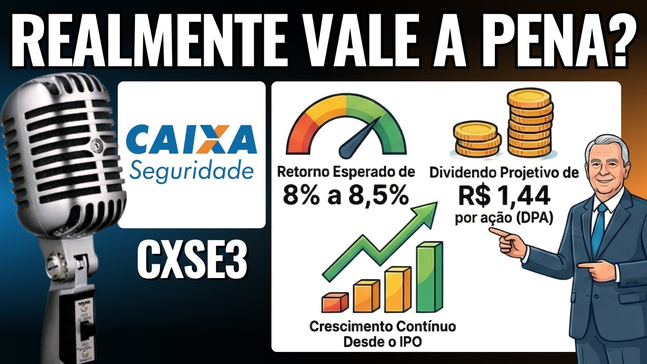 Caixa Seguridade CXSE3 vale a pena? Estratégia de dividendos no longo prazo