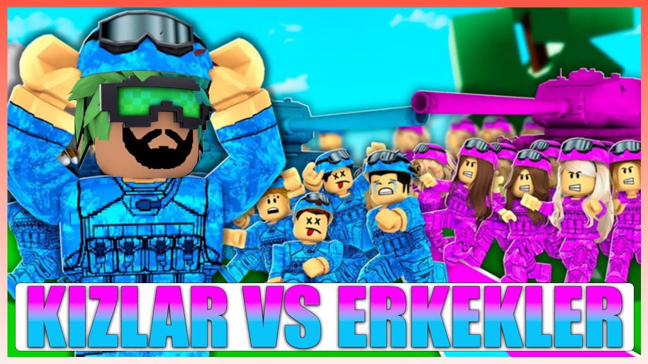KIZLAR VS ERKEKLER | ROBLOX BOYS VS GIRLS | HAN KANAL K&Uuml;BRA NİSA PRATİK OYUN