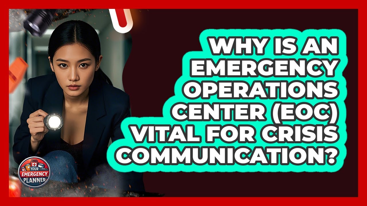 Why Is An Emergency Operations Center (EOC) Vital For Crisis Communication? - Your Emergency Planner