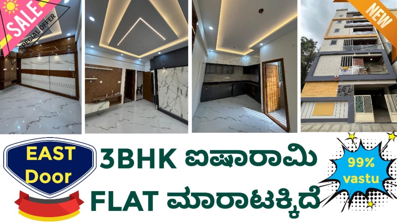 no brokerage | direct owner | 3BHK | luxury flat for sale | location, Bangalore South ....|||