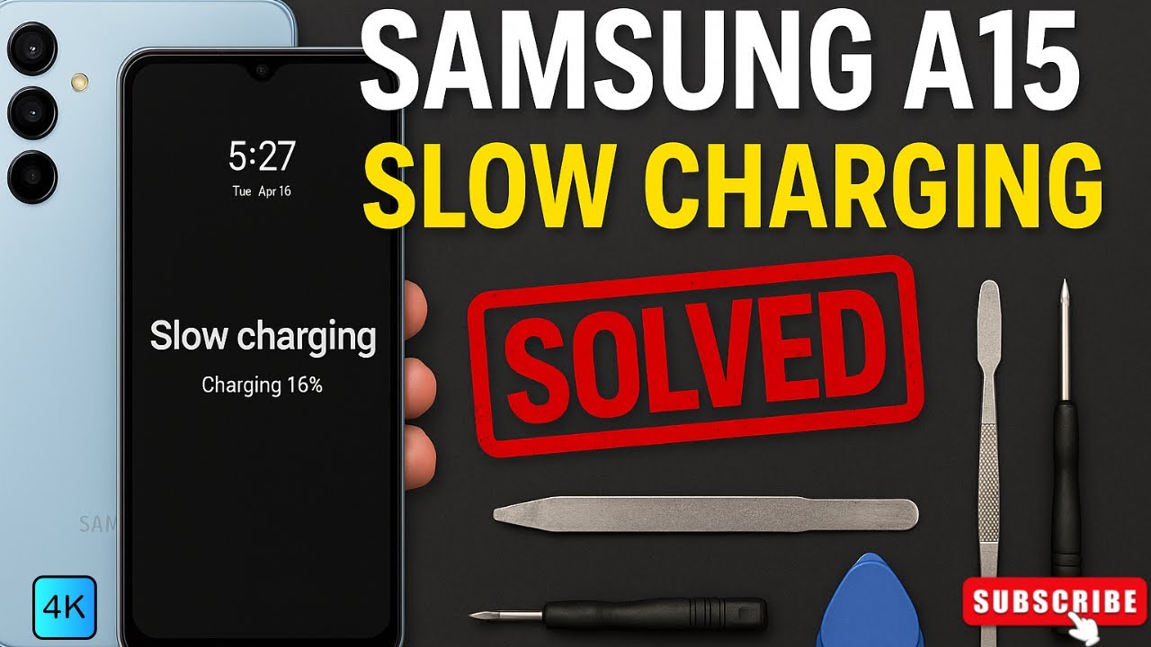 Samsung A15 5G slow charging fix | How to fix slow charging on Samsung A15 5G | charging problem |