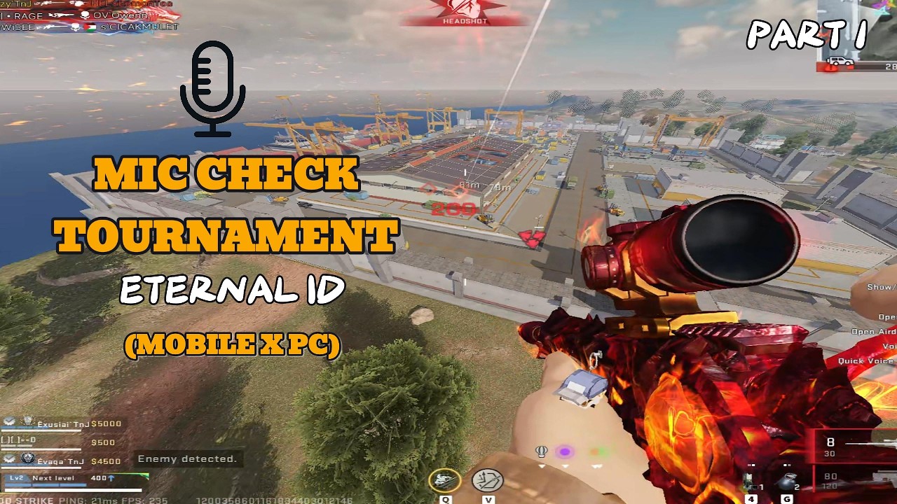 BLOOD STRIKE - MIC CHECK ETERNAL ID TOURNAMENT - MOBILE X PC - PART 1