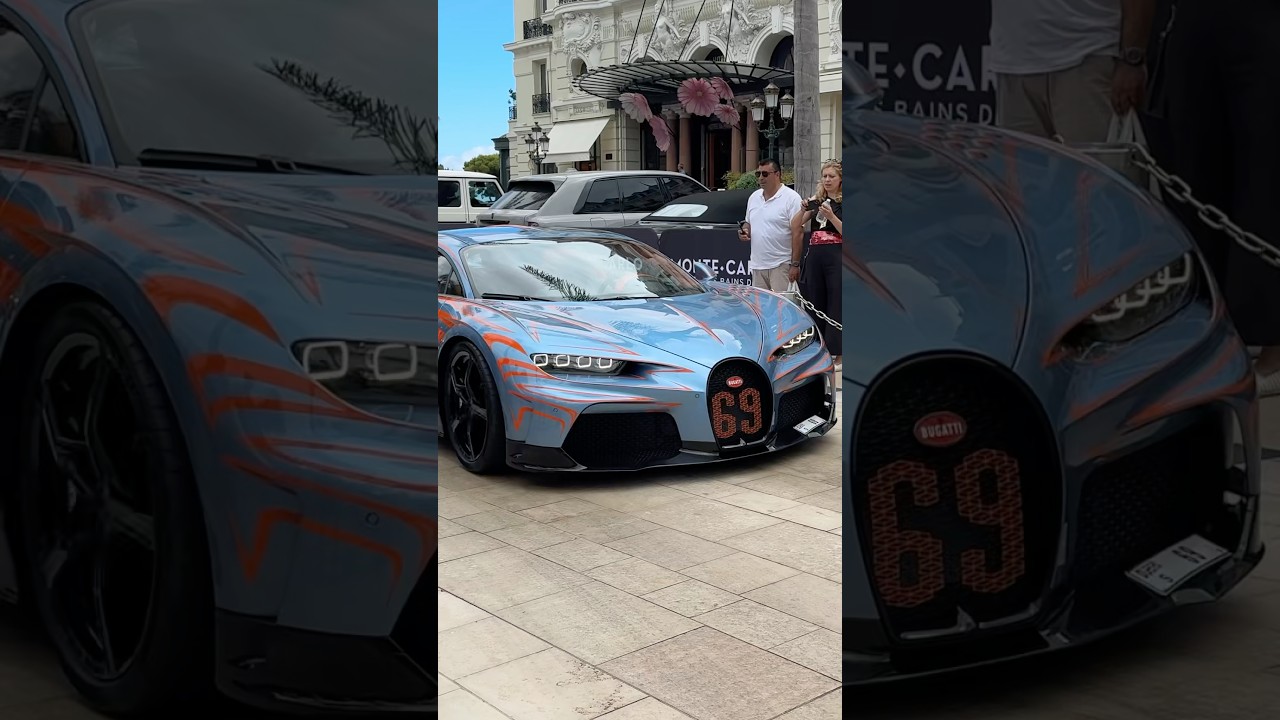Bugatti Chiron Super Sport &ldquo;Vagues de Lumi&egrave;re&rdquo; in Monaco #monaco #supercars #billionaire #lifestyle