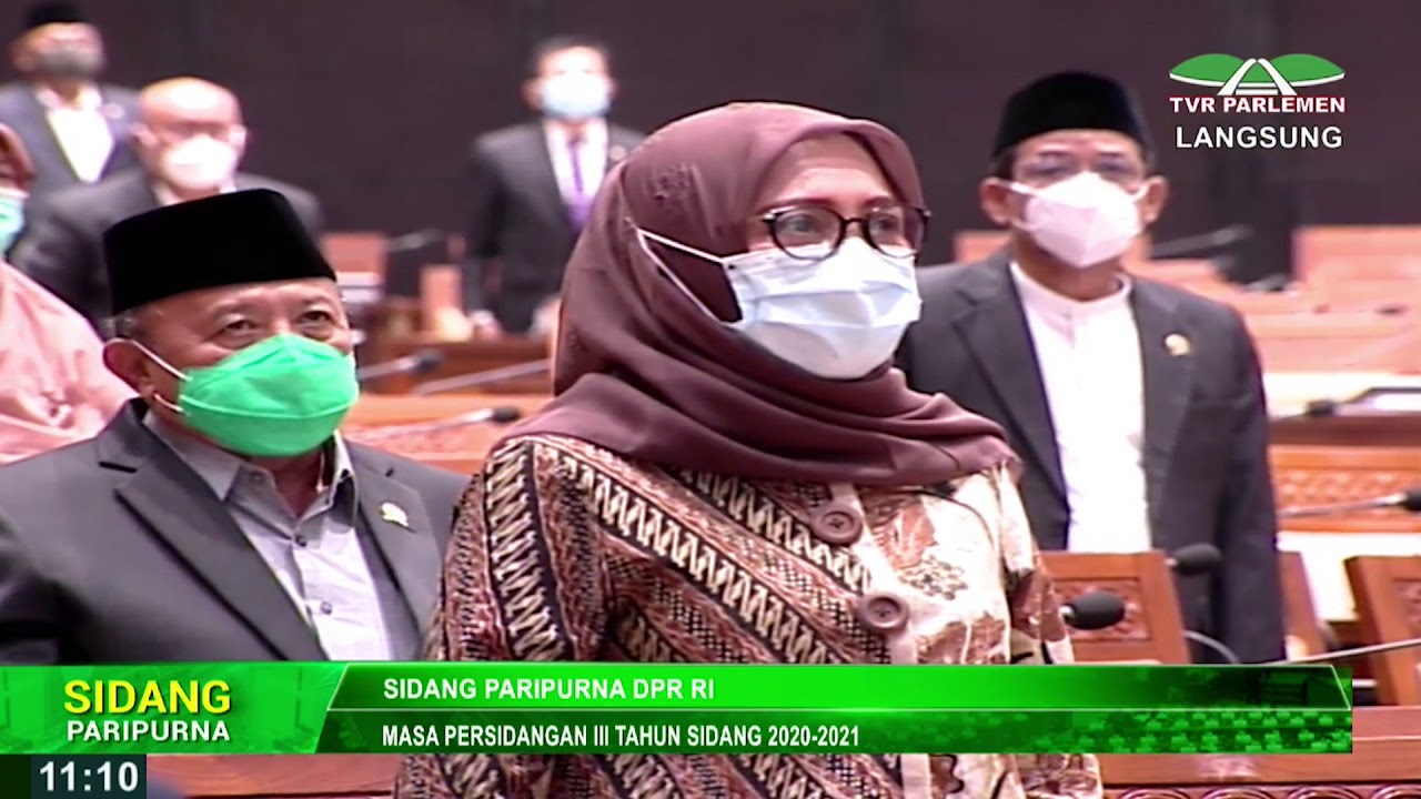 DPR RI - Rapat Paripurna Masa Persidangan III Tahun Sidang 2020-2021