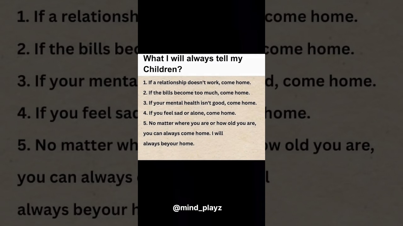 My Forever Advice to My Kids 👶 #quotes #motivation #children #kids #success #mindset #viralshort