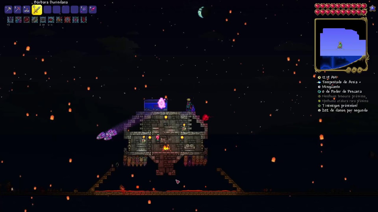 INICIO DO HARDMODE _ Summoner Master (SEM MIC ) TERRARIA 1.4.5