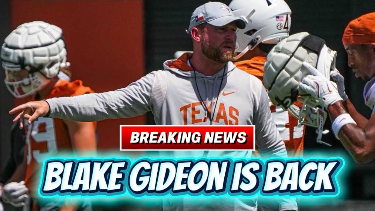 🚨BREAKING: Blake Gideon is BACK at TEXAS | Perfect Situation for HIM