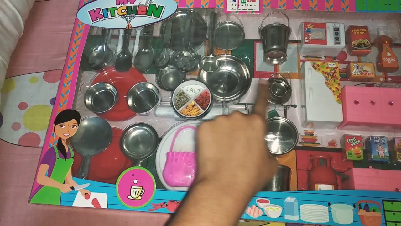 Steel kitchen set unboxing