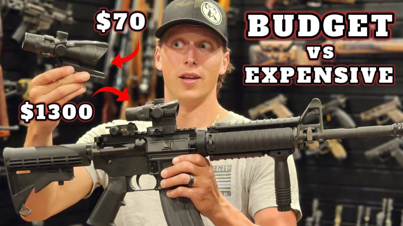 Бюджетный $70 Amazon ACOG против настоящего $1300 ACOG